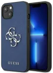 Guess GUHCP13SSA4GSBL iPhone 13 mini 5,4" sinine hardcase Saffiano 4G Metal Logo