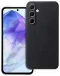 Silicone Mag Cover telefoni &uuml;mbris MagSafe toega Samsung Galaxy A55 5G (A556) must