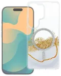 Golden telefoni &uuml;mbris MagSafe toega Samsung Galaxy S24 (S921) | S25 (S931) valge