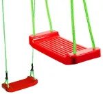 Vigo 2in1 V&auml;li- ja siseruumide kiik vastupidava plastist istmega 43x17cm lastele (max 50kg)