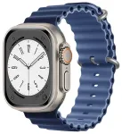 Riff "Ocean" silikoonist rihm Apple iWatch seeriale 42 /44 /45 /49 mm Deep navy