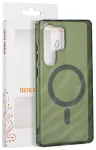 Tecto Shield Desert telefoni &uuml;mbris MagSafe toega Samsung Galaxy S25 Ultra (S938) roheline