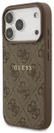 Guess 4G Colored Ring telefoni &uuml;mbris MagSafe toega iPhone 17 Pro pruun