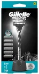 Mach3 Charcoal &mdash; raseerija + 6 vahetuspead