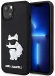 Karl Lagerfeld KLHCP14M3DRKHNK iPhone 14 Plus | 15 Plus 6.7" czarny|black hardcase Rubber Choupette 3D