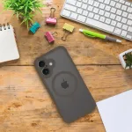 Full Matte Mag telefoni &uuml;mbris MagSafe toega Samsung Galaxy S25+ (S936) pruun