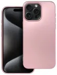 Metallic telefoni &uuml;mbris iPhone 15 Pro Max roosa