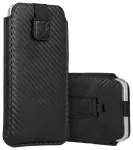 Wonder CARBON Case (Size XXL) for Samsung S25 Ultra/S24 Ultra/M35/M23/A16 5G/Xiaomi Redmi 14C BLACK