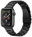 Spigen Modern Fit nutikella rihm Apple Watch 4/5/6/7/SE (42/44/45 mm) jaoks | roostevaba teras | must