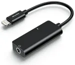 AWEI Adapter CL-121 Lightning-Lightning| Jack 3.5 2w1 czarny|black