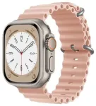 Riff "Ocean" silikoonist rihm Apple iWatch seeriale 38 / 40 / 41 mm Pink sand
