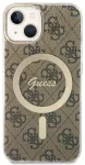 Guess 4G IML MagSafe &uuml;hilduv &uuml;mbris iPhone 13 pruun|Brown