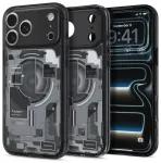Spigen Ultra Hybrid telefoni &uuml;mbris MagSafe toega iPhone 17 Pro | iPhone 18 Pro must
