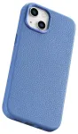 iCarer Litchi esmaklassiline nahast &uuml;mbris iPhone 14 Plus MagSafe magnetiline nahast &uuml;mbris helesinine (WMI14220711-LB)