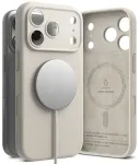 Ringke Silicone Magnetic MagSafe &uuml;mbris iPhone 17 Pro jaoks - Beež