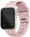 UNIQ Stride nutikella rihm Apple Watch 1/2/3/4/5/6/7/8/9/SE/SE2/SE3 (38/40/41 mm) jaoks | silikoonist | roosa/kahvatu