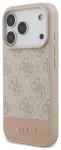 Guess PU 4G Stripe telefoni &uuml;mbris iPhone 17 Pro roosa