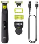 Philips Shaver OneBlade Pro QP6542 15 Face&Body Black Schwarz (QP6542/15)