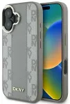 DKNY DKHMP16SPCPVSLE iPhone 16 6.1" beżowy|beige hardcase Checkered Pattern Magsafe