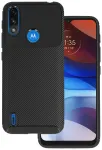 Vennus Carbon Elite for Motorola E7 Power Black