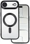 Metallic telefoni &uuml;mbris MagSafe toega iPhone 17 Air must