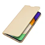 Dux Ducis Skin Pro raamatut&uuml;&uuml;pi telefoni &uuml;mbris Samsung Galaxy A03s (A037) kuldne