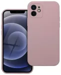 Silicone 2mm telefoni &uuml;mbris iPhone 12 liivakarva roosa