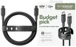 PanzerGlass Racing data transfer and charging cable | USB-C to USB-C | 60W | 1.2m | black