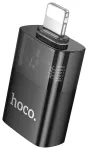 Adapter OTG Lightning to USB A Hoco UA36 must l&auml;bipaistev