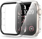 Tech-Protect Defense360 nutikella &uuml;mbris Apple Watch 4/5/6/SE (44 mm) jaoks | sisseehitatud klaasiga | l&auml;bipaistev