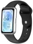 Beline Reverse Buckle nutikella rihm Huawei Band 11 jaoks | silikoonist | must