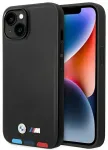 &Uuml;mbris BMW BMHCP14M22PTDK iPhone 14 Plus 6,7" must|black Leather Stamp Tricolor