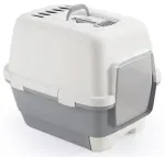 Cat toilet closed Cathy Clever & Smart 58x45x48cm white|grey