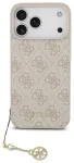 Guess 4G Charm Case &uuml;mbris iPhone 17 Pro Max jaoks, toon toonis roosa