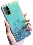 Fusion Glue Glitter telefoni &uuml;mbris iPhone 11 Pro roheline