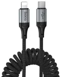 Hoco X121 andmeedastus- ja laadimiskaabel | USB-C kuni Lightning | PD | 12W | 1.5m | must