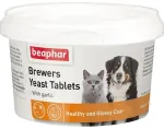 Vitamiinidega t&auml;iends&ouml;&ouml;t - Beaphar Brewers Yeast tablets with garlic, 250tk.