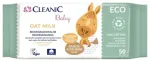 Niisked salvr&auml;tikud beebidele Cleanic Baby Eco kaerapiimaga 50 tk.