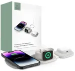 Tech-Protect QI15W-A32 3-in-1 juhtmevaba laadija | Qi | &Uuml;hildub MagSafe'iga | 15W | hall