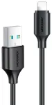 Joyroom S-UL012A9 andmeedastus- ja laadimiskaabel | USB-A kuni Lightning | 12W | 0.25m | must