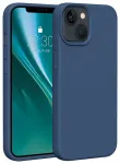 Etteri silikoonist telefonikaas iPhone 14 jaoks, sinine