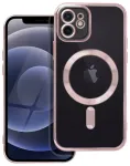 Electro Mag Cover telefoni &uuml;mbris MagSafe toega iPhone 12 roosa