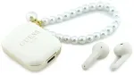 Earphones TWS Guess Pearl Strap white