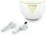 TWS Earphones Guess Gold Line Triangle white