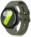 Tech-Protect Silicone Sport nutikella rihm Samsung Galaxy Watch 4/5/5 Pro/6/7/FE jaoks | silikoonist | roheline