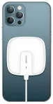 USAMS US-CD159 W1 juhtmevaba laadija | Qi | &Uuml;hildub MagSafe'iga | 15W | valge