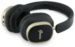 Guess Rectangle Metal Script Logo ENC Wireless Headphone Black