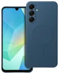 Silicone Mag Cover telefoni &uuml;mbris MagSafe toega Samsung Galaxy A16 4G (A165) | A16 5G (A166) sinine