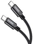 iKaku KSC-970 PD60W kiire laadimise andmekaabel Type-C to Type-C 1m Black