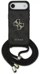 Etui Guess 4G Big Logo Cord Stap     Crossbody do iPhone Air czarny